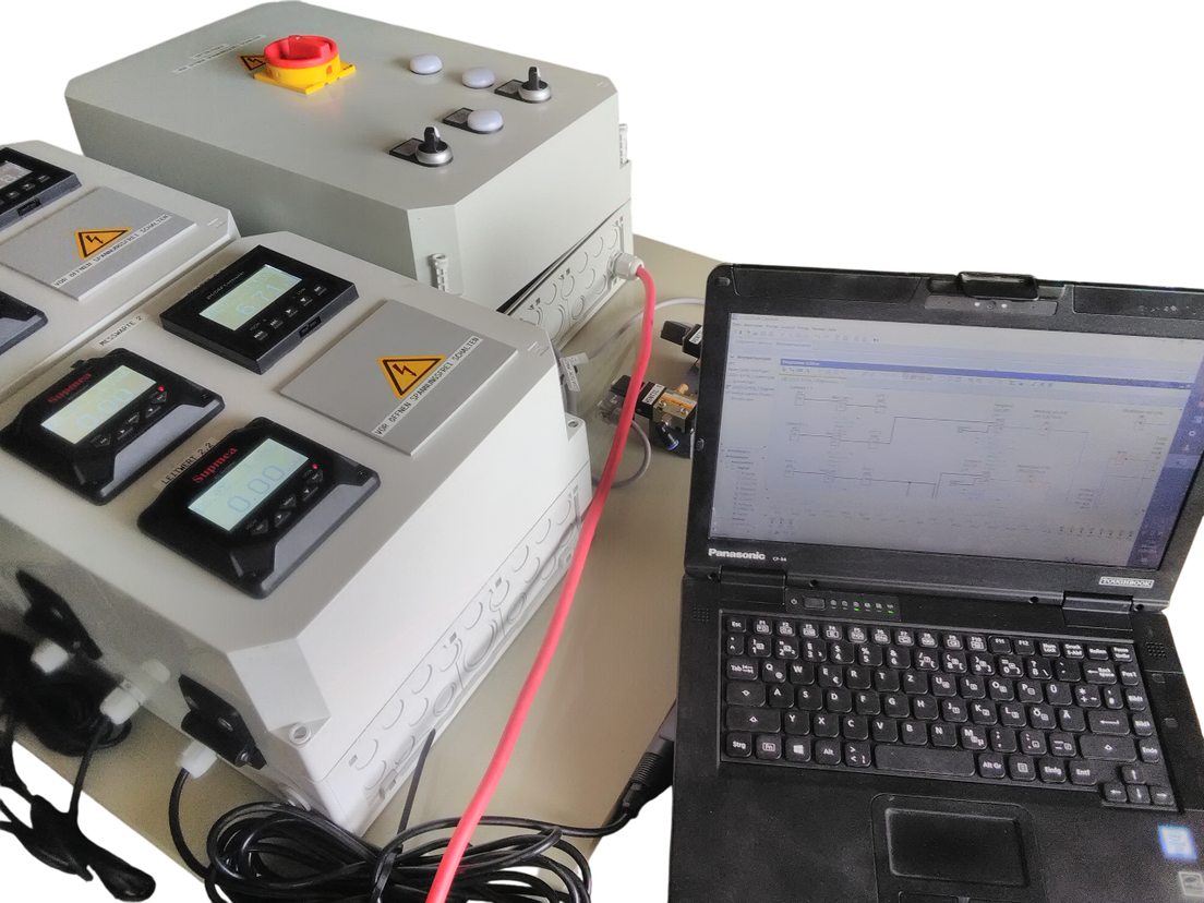 Pilotversuchsanlage im Technikraum