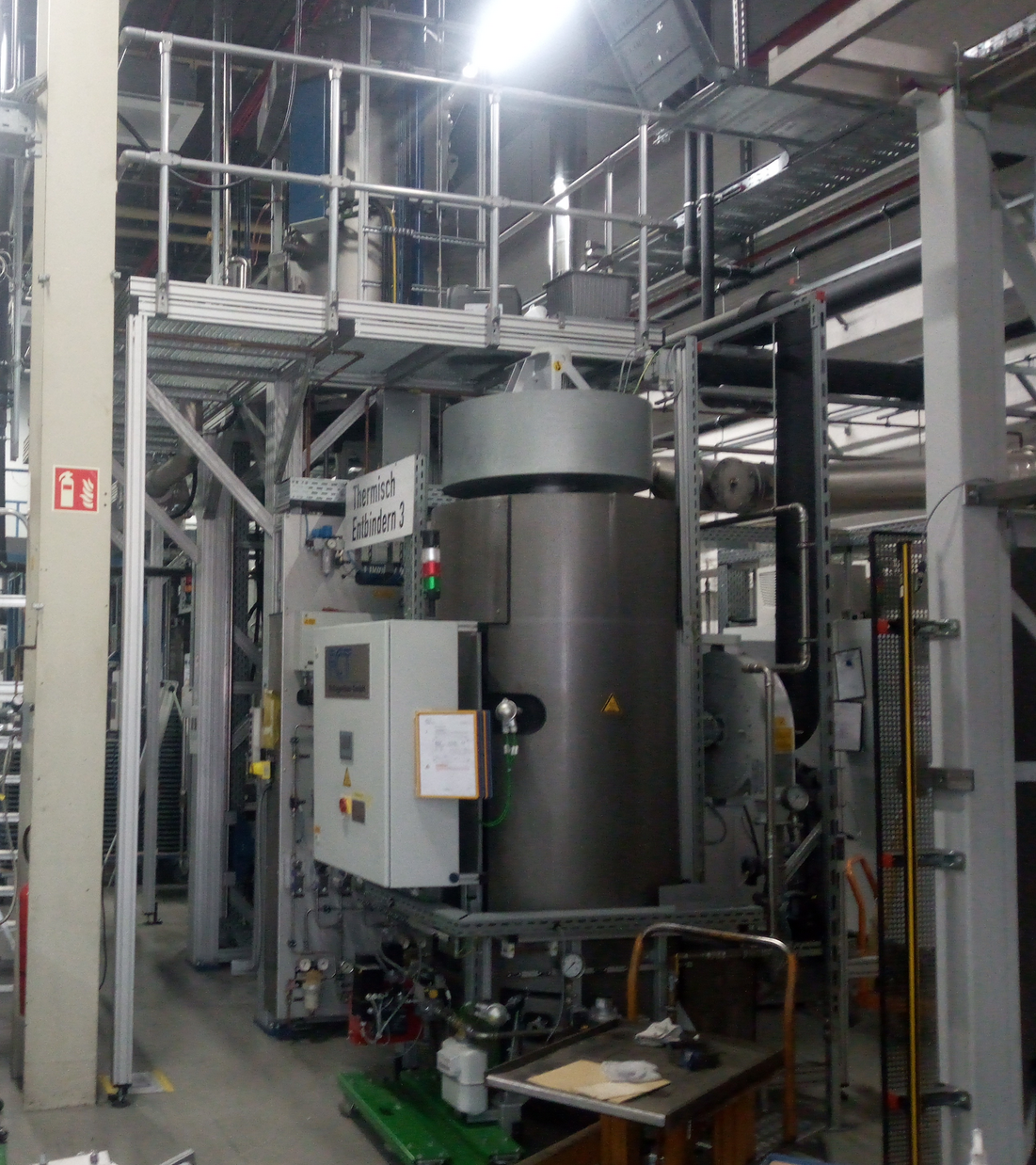 Techniker bei der Anlagenwartung