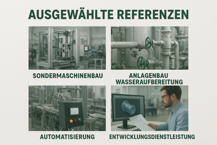 Industrielle Anlage als Referenzprojekt